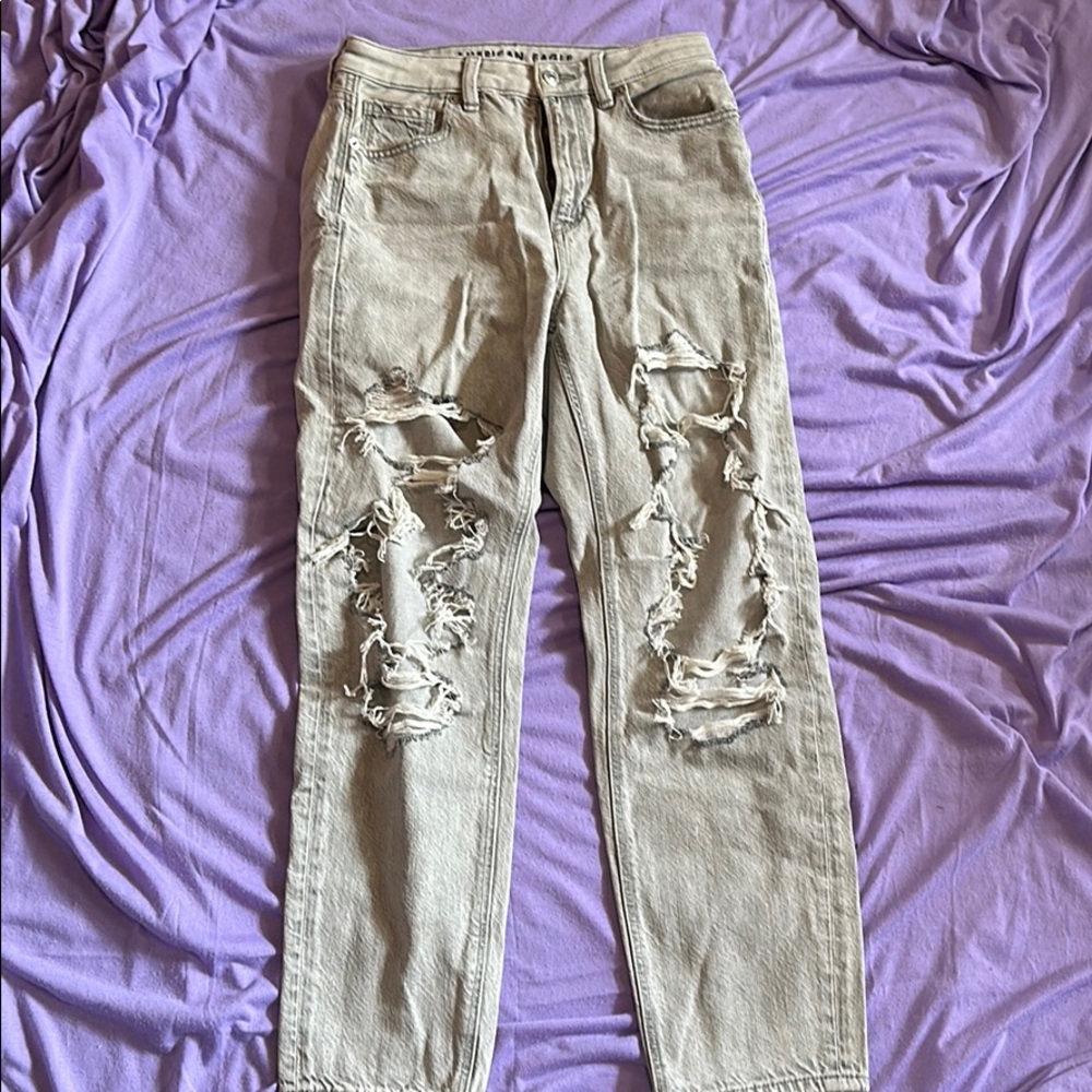 American Eagle size 2 Mom Straight Jeans
